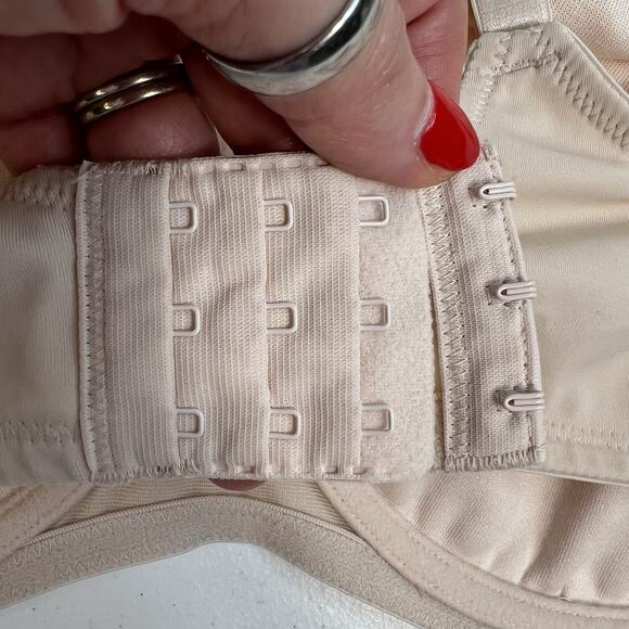 Liz & Co 40DD Bra Gentle Lift Unlined Underwire Beige Tan Adjustable Strap 16411 - Picture 8 of 15